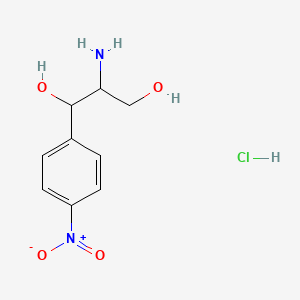 molecular formula C9H13ClN2O4 B6309011 2-Amino-1-(4-nitrophenyl)-1,3-propanediol hydrochloride CAS No. 2271-58-1