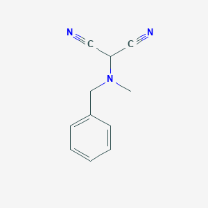 molecular formula C11H11N3 B6309037 [N-Methyl(benzyl)amino]propanedinitrile CAS No. 1714141-70-4