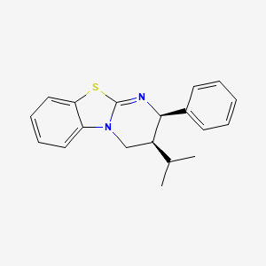 molecular formula C19H20N2S B6309048 (2R,3S)-3-Isopropyl-2-phenyl-3,4-dihydro-2H-pyrimido[2,1-b][1,3]benzothiazole CAS No. 1699751-03-5