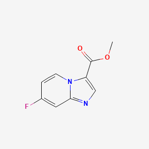 7-Fluoro-imidazo[1,2-a]pyridine-3-carboxylic acid methyl ester, 95%