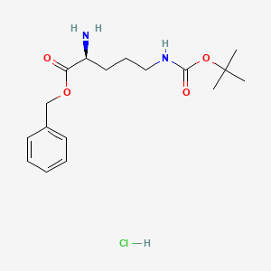 molecular formula C17H27ClN2O4 B6309192 H-Orn(Boc)-Obzl HCl CAS No. 1998700-97-2
