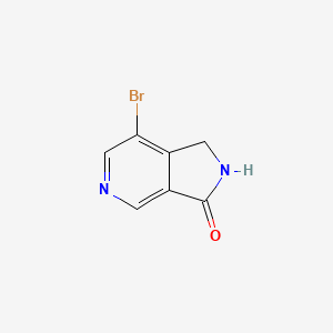 molecular formula C7H5BrN2O B6309336 7-Bromo-1H-pyrrolo[3,4-c]pyridin-3(2H)-one CAS No. 1935538-95-6