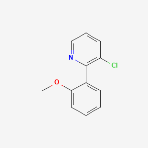 molecular formula C12H10ClNO B6309376 3-Chloro-2-(2-methoxyphenyl)pyridine CAS No. 847225-96-1