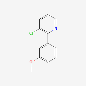 molecular formula C12H10ClNO B6309381 3-Chloro-2-(3-methoxyphenyl)pyridine CAS No. 847225-98-3