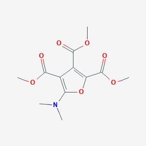 B063094 Trimethyl 5-(dimethylamino)furan-2,3,4-tricarboxylate CAS No. 191085-54-8