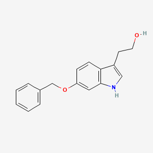 molecular formula C17H17NO2 B6309400 2-(6-Benzyloxy-1H-indol-3-yl)-ethanol CAS No. 682802-83-1