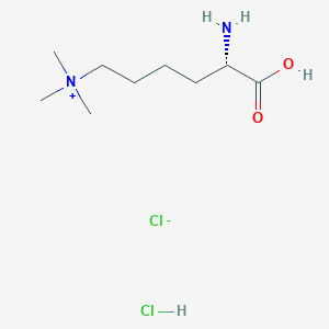 molecular formula C9H22Cl2N2O2 B6309462 H-Lys(Me)3-OH chloride hydrochloride CAS No. 14039-75-9