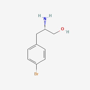 molecular formula C9H12BrNO B6309486 (S)-beta-Amino-4-bromobenzenepropanol CAS No. 742686-69-7