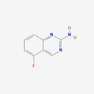 molecular formula C8H6FN3 B063096 5-Fluoroquinazolin-2-amine CAS No. 190273-81-5