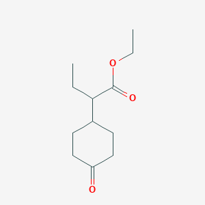 molecular formula C12H20O3 B6309629 Ethyl 2-(4-oxocyclohexyl)butanoate CAS No. 1923824-52-5