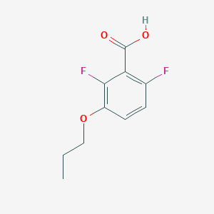 molecular formula C10H10F2O3 B6309649 2,6-Difluoro-3-propoxybenzoic acid CAS No. 2484889-17-8