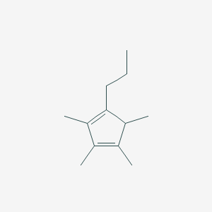 molecular formula C12H20 B6309662 Tetramethylpropylcyclopentadiene (mixture of isomers), 95% CAS No. 83321-20-4