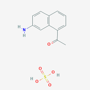 molecular formula C12H13NO5S B6309679 8-Acetyl-2-aminonaphthalene sulfate CAS No. 2088941-76-6