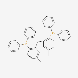 molecular formula C39H34P2 B6309683 Bis[2-(4-methyldiphenylphosphino)phenyl]methane;  90% CAS No. 2088941-75-5