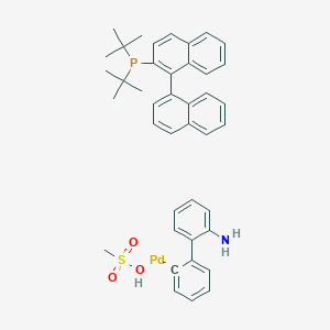 Methanesulfonato(2-di-t-butylphosphino-1,1'-binaphthyl)(2'-amino-1,1'-biphenyl-2-yl)palladium(II), min. 95%