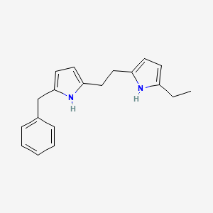 molecular formula C19H22N2 B6309762 2-Benzyl-5-[2-(5-ethyl-1H-pyrrol-2-yl)ethyl]-1H-pyrrole CAS No. 1422518-55-5