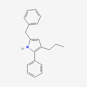 molecular formula C20H21N B6309777 5-Benzyl-2-phenyl-3-propyl-1H-pyrrole CAS No. 1858255-87-4