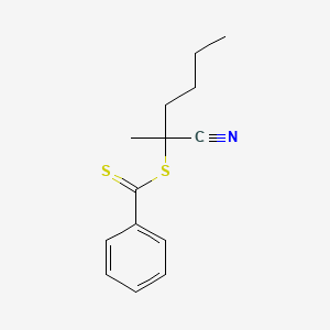 molecular formula C14H17NS2 B6309839 2-Cyano-2-hexylbenzodithiolate CAS No. 1858249-76-9