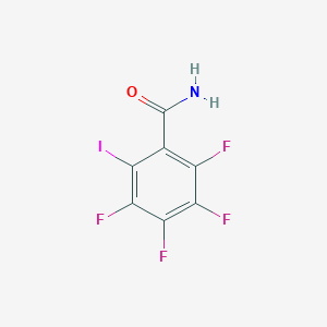 molecular formula C7H2F4INO B6309915 2,3,4,5-Tetrafluoro-6-iodo-benzamide, 97% CAS No. 1858241-64-1