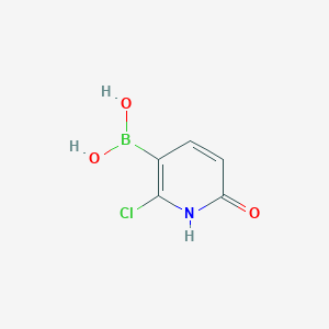 molecular formula C5H5BClNO3 B6310056 2-Chloro-6-hydroxypyridine-3-boronic acid CAS No. 2096337-12-9