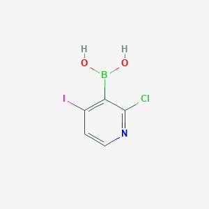 molecular formula C5H4BClINO2 B6310067 2-Chloro-4-iodopyridine-3-boronic acid CAS No. 2096336-64-8