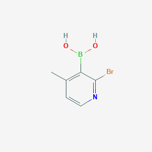 molecular formula C6H7BBrNO2 B6310071 2-Bromo-4-methylpyridine-3-boronic acid CAS No. 2096334-09-5