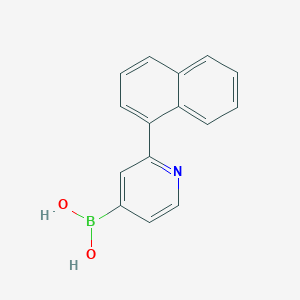 molecular formula C15H12BNO2 B6310091 2-(Naphthalen-1-yl)pyridine-4-boronic acid CAS No. 912844-92-9