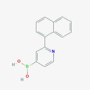 molecular formula C15H12BNO2 B6310091 2-(萘-1-基)吡啶-4-硼酸 CAS No. 912844-92-9