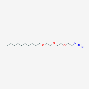 molecular formula C16H33N3O3 B6310126 1-(2-(2-(2-azidoethoxy)ethoxy)ethoxy)decane CAS No. 289634-89-5