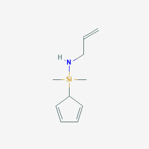 molecular formula C10H17NSi B6310146 N-(Cyclopentadienyldimethylsilyl)-N-(allyl)amine CAS No. 1858241-49-2