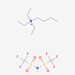 molecular formula C12H24F6N2O4S2 B6310230 Butyltriethylammonium bis(trifluoromethylsulfonyl)imide;  99% CAS No. 324574-91-6