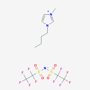 molecular formula C12H15F10N3O4S2 B6310235 1-Butyl-3-methylimidazolium bis(perfluoroethylsulfonyl)imide;  99% CAS No. 254731-29-8