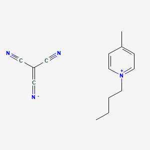 molecular formula C14H16N4 B6310261 1-丁基-4-甲基吡啶三氰甲烷阴离子;  98% CAS No. 1312925-66-8