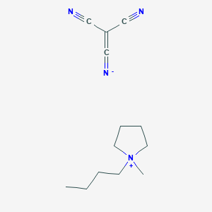 molecular formula C13H20N4 B6310266 1-Butyl-1-methylpyrrolidinium tricyanomethanide;  98% CAS No. 878027-72-6
