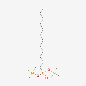 molecular formula C18H43O3PSi2 B6310302 Bis(trimethylsilyl)dodecylphosphonate CAS No. 1242248-74-3