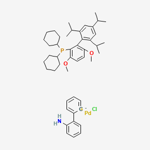 molecular formula C47H63ClNO2PPd B6310321 BrettPhos Palladacycle Gen. 2, 98% CAS No. 1451002-39-3
