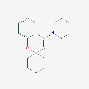 molecular formula C19H25NO B6310371 2,2-Pentamethylen-4-piperidino-2H-1-benzopyran CAS No. 173469-25-5