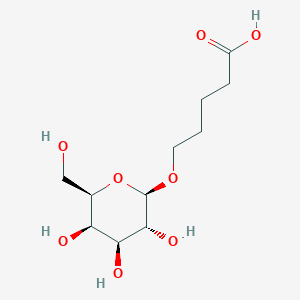 molecular formula C11H20O8 B6310436 5-(beta-D-Galactopyranosyl-oxy)pentanoic acid CAS No. 1858224-05-1