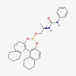 1-{(2R)-1-[(11bR)-Octahydrodinaphtho[2,1-d:1',2'-f][1,3,2]dioxaphosphepin-4-yloxy]propan-2-yl}-3-phenylurea, 97%