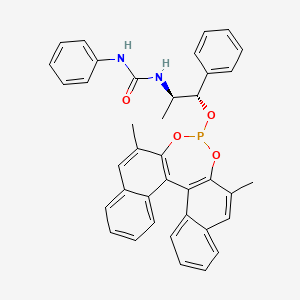 1-{(1S,2R)-1-[(11bR)-2,6-Dimethyldinaphtho[2,1-d:1',2'-f][1,3,2]dioxaphosphepin-4-yloxy]-1-phenylpropan-2-yl}-3-phenylurea, 97%