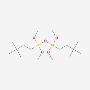 1,3-Bis-(3,3-dimethylbutyl)tetramethoxydisiloxane;  96%