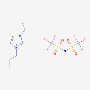 molecular formula C10H15F6N3O4S2 B6310674 1-Ethyl-3-propylimidazolium bis(trifluoromethylsulfonyl)imide;  98% CAS No. 347882-21-7