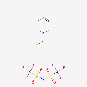 molecular formula C10H12F6N2O4S2 B6310717 1-Ethyl-4-methylpyridinium bis(trifluoromethylsulfonyl)imide;  99% CAS No. 712355-03-8