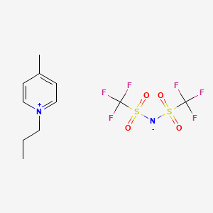 molecular formula C11H14F6N2O4S2 B6310738 1-Propyl-4-methylpyridinium bis(trifluoromethylsulfonyl)imide;  99% CAS No. 1456878-01-5