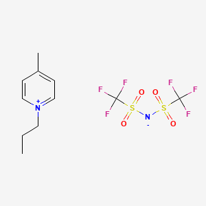 molecular formula C11H14F6N2O4S2 B6310738 1-Propyl-4-methylpyridinium bis(trifluoromethylsulfonyl)imide CAS No. 1456878-01-5