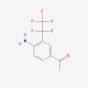 4-Amino-3-(pentafluoroethyl)acetophenone