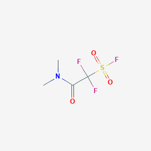 molecular formula C4H6F3NO3S B6310863 2,2-Difluoro-2-(fluorosulfonyl)-N,N-dimethylacetamide CAS No. 2088945-72-4