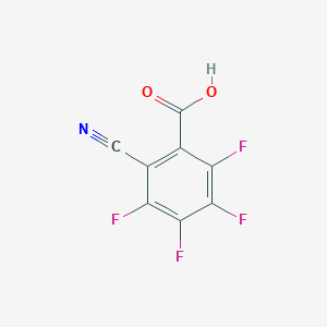 molecular formula C8HF4NO2 B6310870 2,3,4,5-Tetrafluoro-6-cyanobenzoic acid CAS No. 2088942-15-6