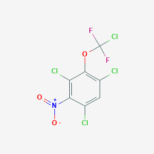 molecular formula C7HCl4F2NO3 B6310954 2,4,6-Trichloro-3-nitro-(chlorodifluoromethoxy)benzene CAS No. 2088945-59-7