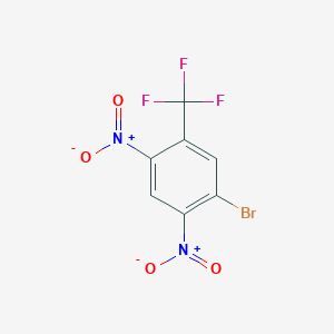molecular formula C7H2BrF3N2O4 B6310963 2,4-Dinitro-5-(trifluoromethyl)bromobenzene CAS No. 2088945-57-5